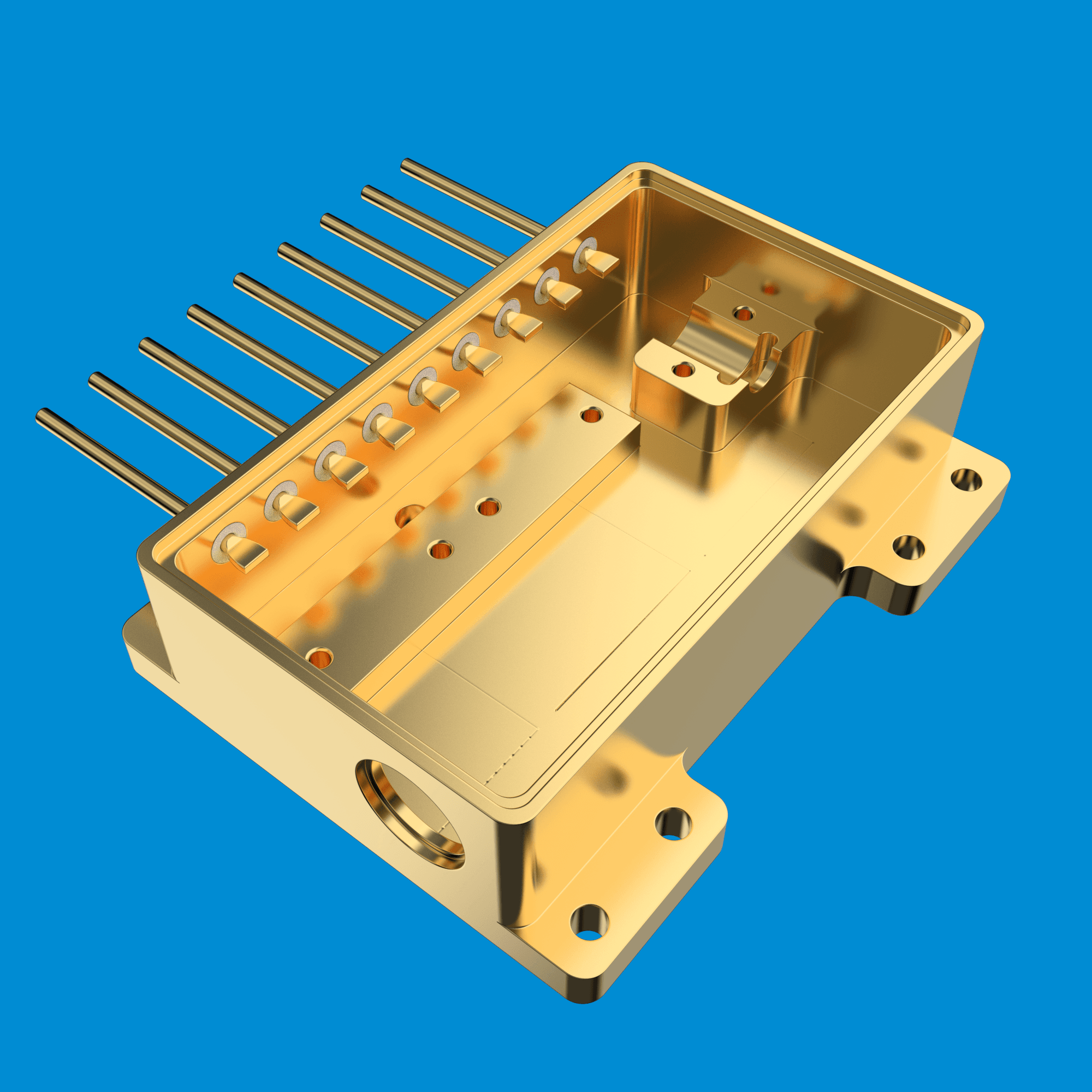 High-Power Laser Package Housing