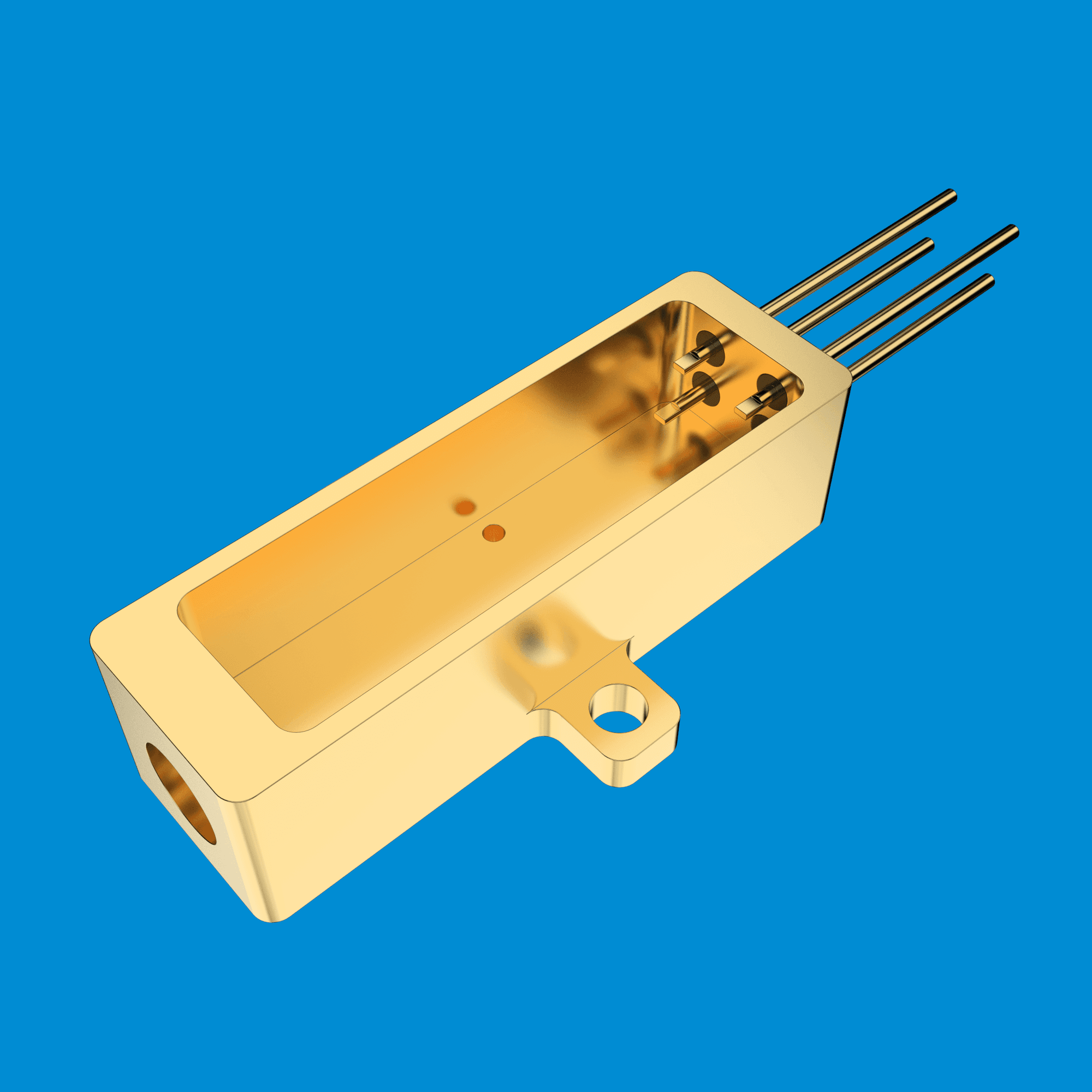 Erbium-Glass Laser Housing