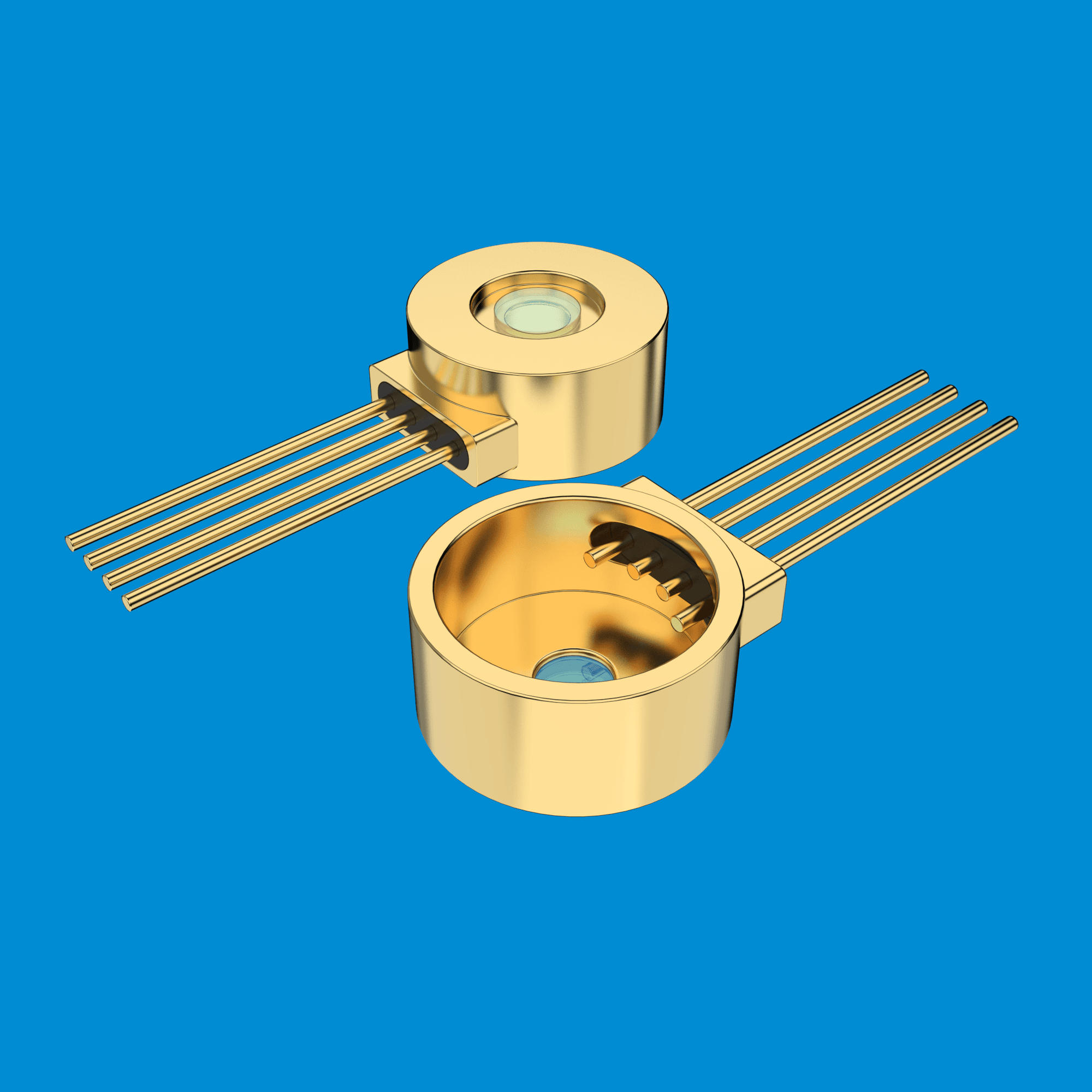 High-Conductivity OFHC Copper Housing